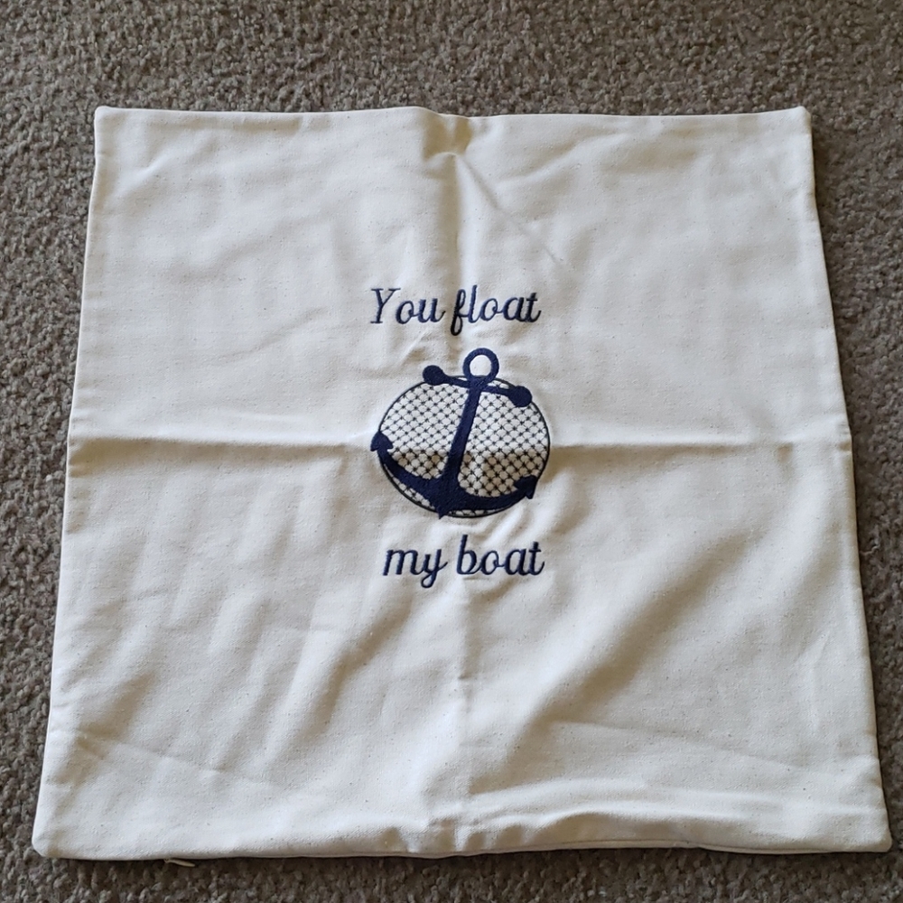Thirty-One Canvas Pillow Cover